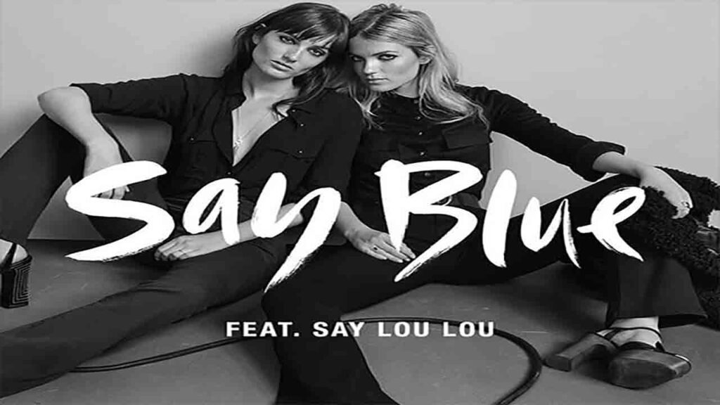  say lou lou -blue on blue