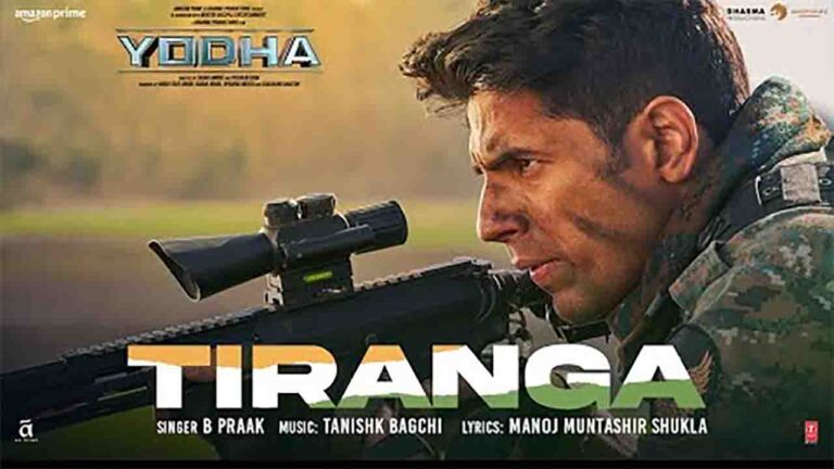Tiranga Lyrics in Hindi – Yodha (B Praak) Tiranga